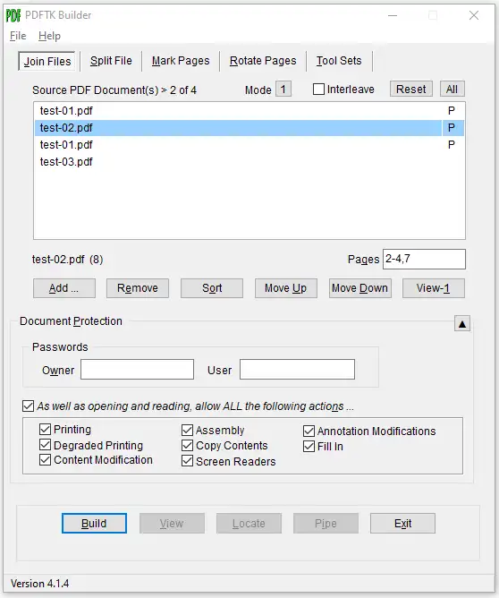 Download web tool or web app PDFTK Builder Enhanced