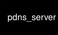 Run pdns_server in OnWorks free hosting provider over Ubuntu Online, Fedora Online, Windows online emulator or MAC OS online emulator