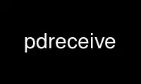 Run pdreceive in OnWorks free hosting provider over Ubuntu Online, Fedora Online, Windows online emulator or MAC OS online emulator