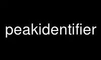 ດໍາເນີນການ peakidentifier ໃນ OnWorks ຜູ້ໃຫ້ບໍລິການໂຮດຟຣີຜ່ານ Ubuntu Online, Fedora Online, Windows online emulator ຫຼື MAC OS online emulator