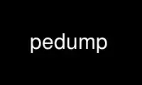 Ejecute pedump en el proveedor de alojamiento gratuito de OnWorks sobre Ubuntu Online, Fedora Online, emulador en línea de Windows o emulador en línea de MAC OS