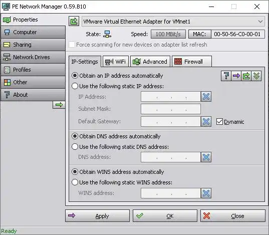 Download web tool or web app PENetwork