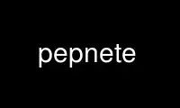 Run pepnete in OnWorks free hosting provider over Ubuntu Online, Fedora Online, Windows online emulator or MAC OS online emulator