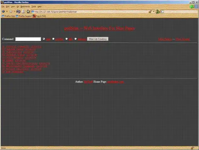 Download web tool or web app perlMan