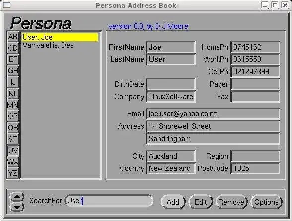 Download web tool or web app persona