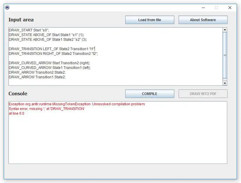 Download web tool or web app Petri Net Diagram Compiler to run in Windows online over Linux online