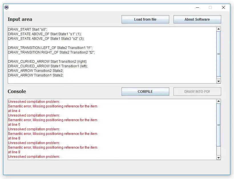 Download web tool or web app Petri Net Diagram Compiler to run in Windows online over Linux online