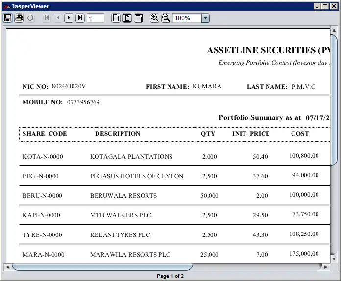 Download web tool or web app PFManagerX