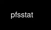 Run pfsstat in OnWorks free hosting provider over Ubuntu Online, Fedora Online, Windows online emulator or MAC OS online emulator