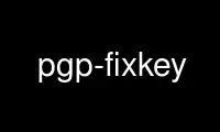 Запустите pgp-fixkey в бесплатном хостинг-провайдере OnWorks через Ubuntu Online, Fedora Online, онлайн-эмулятор Windows или онлайн-эмулятор MAC OS