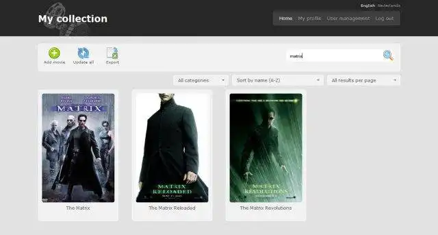 Download web tool or web app php4dvd - movie database