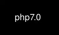 Run php7.0 in OnWorks free hosting provider over Ubuntu Online, Fedora Online, Windows online emulator or MAC OS online emulator