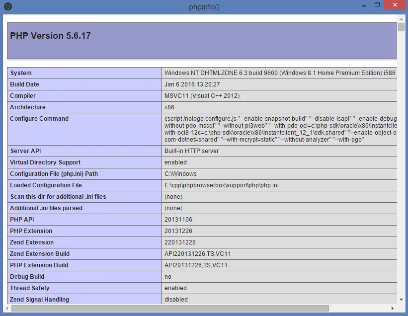 Descargue la herramienta web o la aplicación web PHPBrowserBox