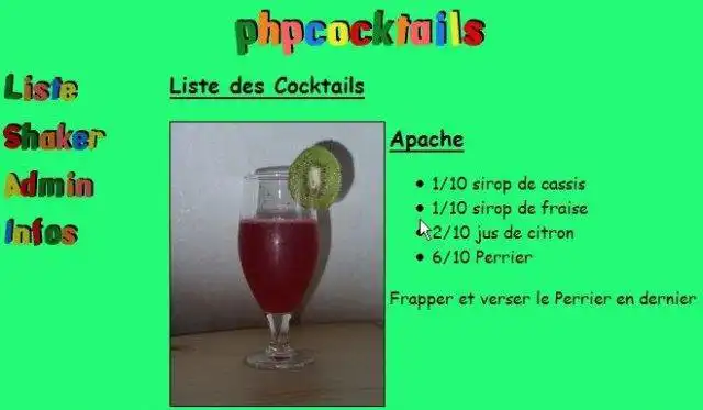 Download web tool or web app phpcocktails