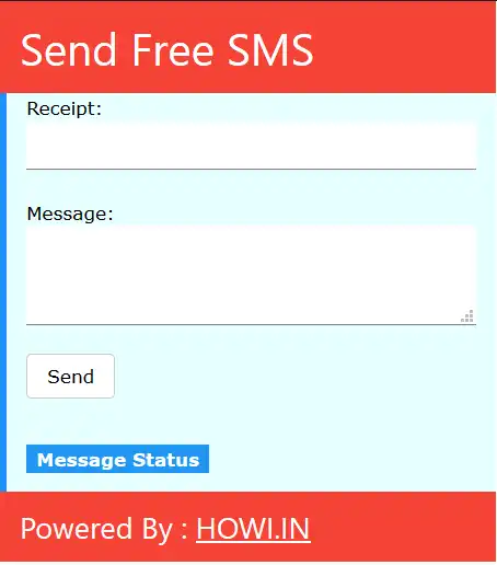 Download web tool or web app PHP Code to Send SMS to Mobile