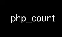 Run php_count in OnWorks free hosting provider over Ubuntu Online, Fedora Online, Windows online emulator or MAC OS online emulator