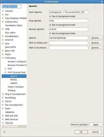 Download web tool or web app PHPeclipse - PHP Eclipse-Plugin