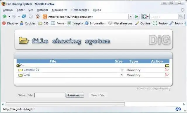 Download web tool or web app PHP File Sharing System