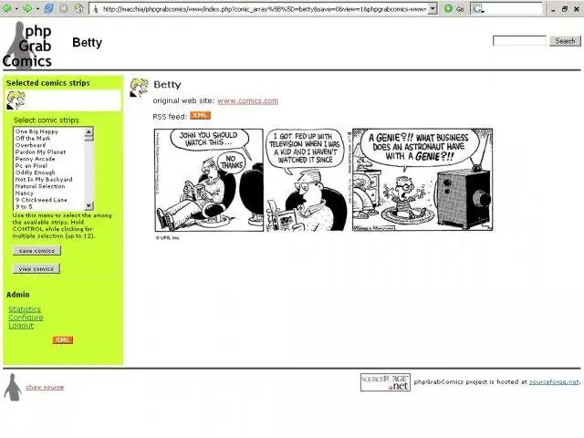 Download web tool or web app phpGrabComics
