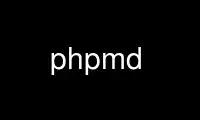 Run phpmd in OnWorks free hosting provider over Ubuntu Online, Fedora Online, Windows online emulator or MAC OS online emulator