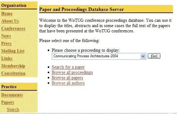 Download web tool or web app PHP Paper and Proceedings Database to run in Linux online