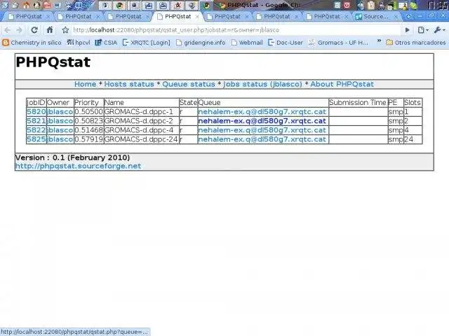 Download web tool or web app PHPQstat