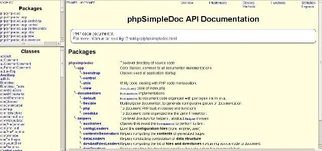 Download web tool or web app phpSimpleDoc