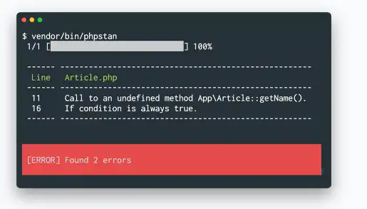 Download web tool or web app PHPStan