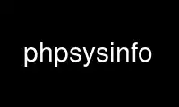 Run phpsysinfo in OnWorks free hosting provider over Ubuntu Online, Fedora Online, Windows online emulator or MAC OS online emulator