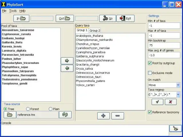 Download web tool or web app PhyloSort to run in Linux online