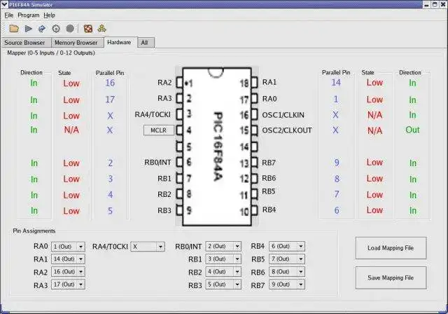 Download web tool or web app PIC Microprocessor Simulator on Linux