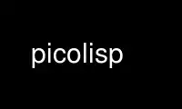 Run picolisp in OnWorks free hosting provider over Ubuntu Online, Fedora Online, Windows online emulator or MAC OS online emulator