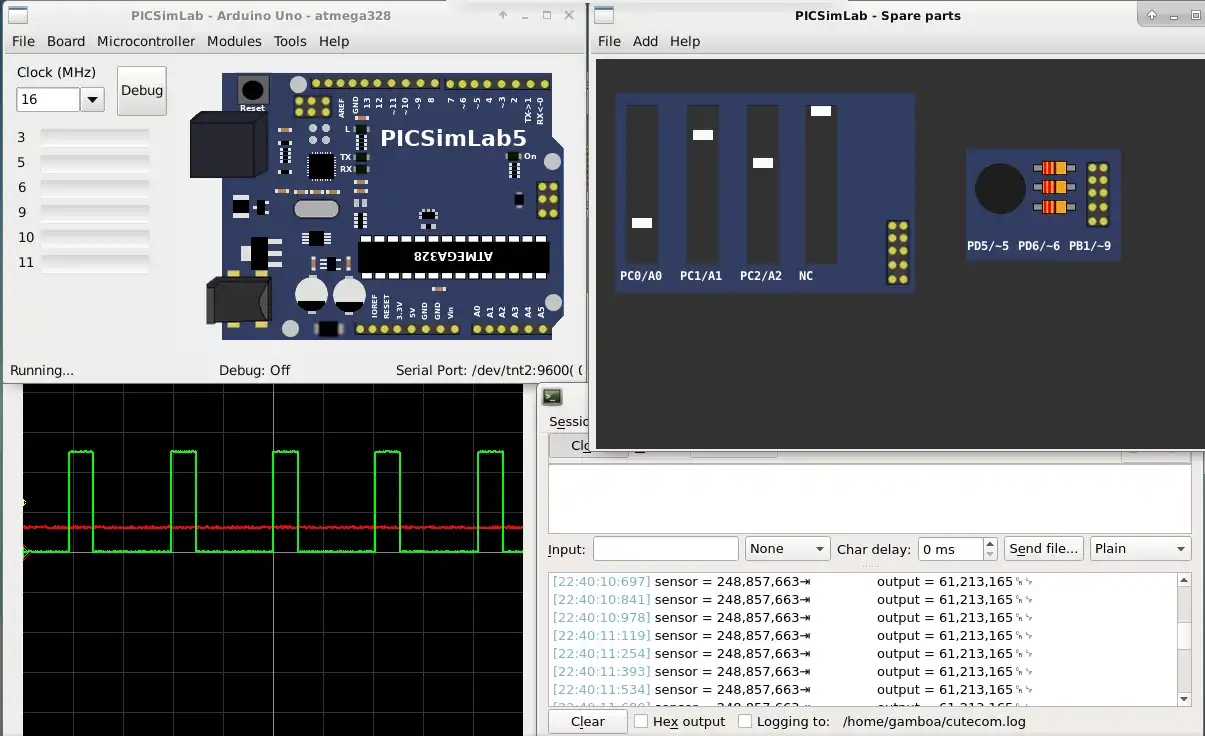 Download web tool or web app PICSimLab - PIC Simulator Laboratory to run in Linux online