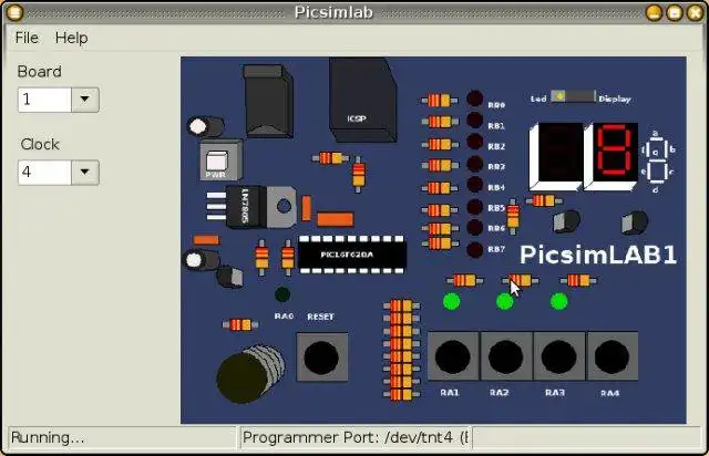 Download web tool or web app PICSimLab - PIC Simulator Laboratory to run in Windows online over Linux online