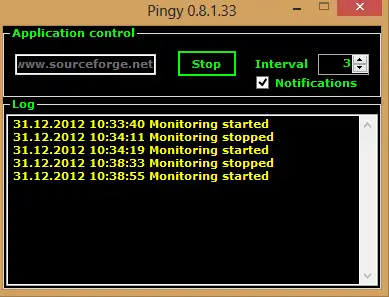 Download web tool or web app Pingy