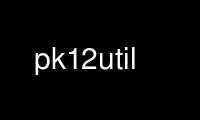 Run pk12util in OnWorks free hosting provider over Ubuntu Online, Fedora Online, Windows online emulator or MAC OS online emulator