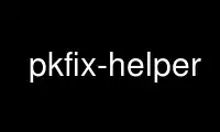 Run pkfix-helper in OnWorks free hosting provider over Ubuntu Online, Fedora Online, Windows online emulator or MAC OS online emulator