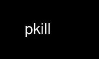 Run pkill in OnWorks free hosting provider over Ubuntu Online, Fedora Online, Windows online emulator or MAC OS online emulator