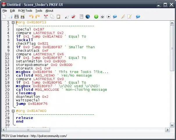 Download web tool or web app PKSV - Pokemon Script Viewer