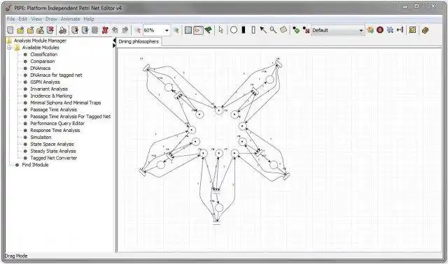 Download web tool or web app Platform Independent Petri Net Editor to run in Linux online