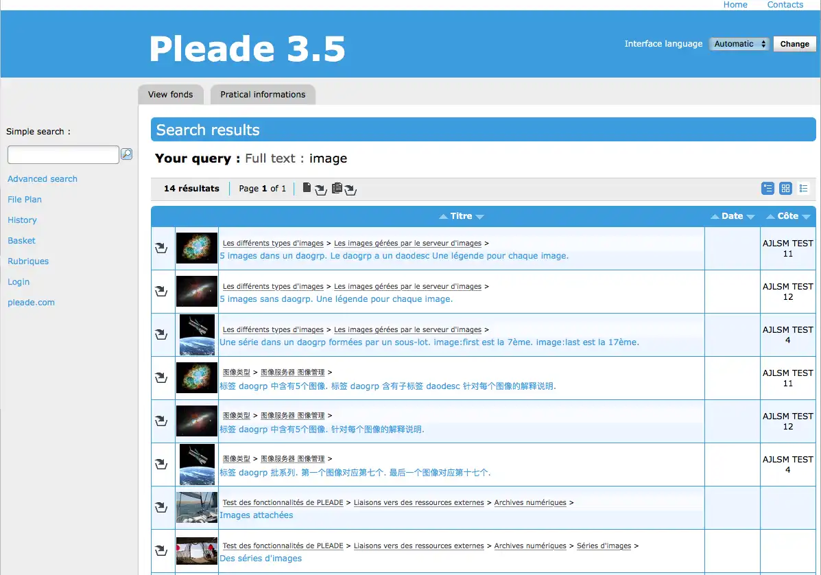 Download web tool or web app PLEADE : EAD for the Web