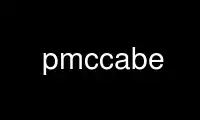 Run pmccabe in OnWorks free hosting provider over Ubuntu Online, Fedora Online, Windows online emulator or MAC OS online emulator