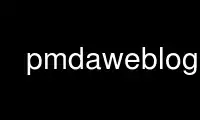 Uruchom pmdaweblog w darmowym dostawcy hostingu OnWorks w systemie Ubuntu Online, Fedora Online, emulatorze online systemu Windows lub emulatorze online systemu MAC OS