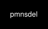 Run pmnsdel in OnWorks free hosting provider over Ubuntu Online, Fedora Online, Windows online emulator or MAC OS online emulator