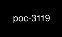 Run poc-3119 in OnWorks free hosting provider over Ubuntu Online, Fedora Online, Windows online emulator or MAC OS online emulator