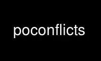 Run poconflicts in OnWorks free hosting provider over Ubuntu Online, Fedora Online, Windows online emulator or MAC OS online emulator