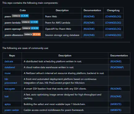 Laden Sie das Web-Tool oder die Web-App Poem Framework herunter