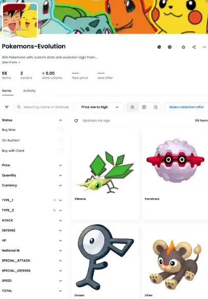 Scarica lo strumento web o l'app web Pokemons-Evolution