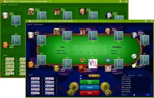 Download web tool or web app PokerTH