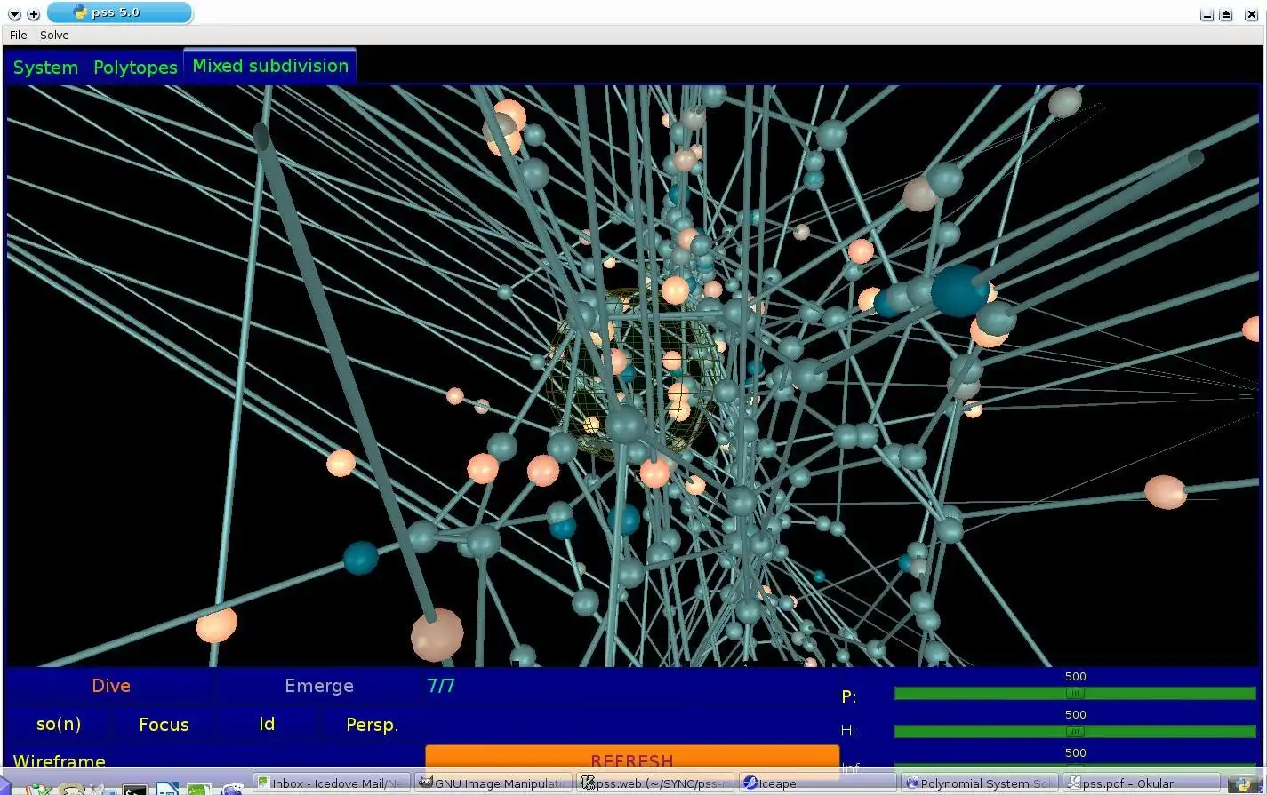 Download web tool or web app Polynomial System Solver